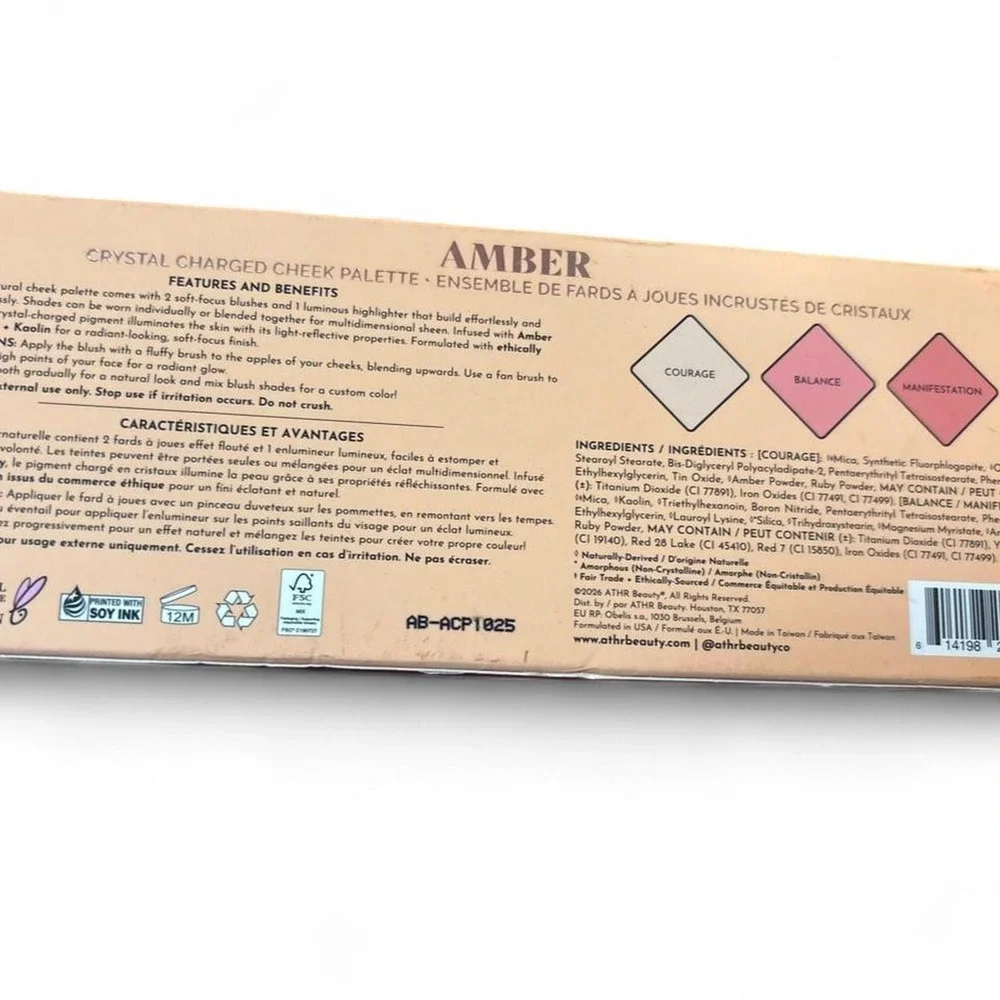 Athr Beauty Crystal Charged Cheek Palette